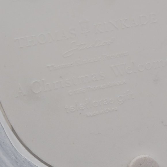 Thomas Kinkade Christmas Village Warm Winter Wishes Family Cottage Horse 1996 90 - Picture 16 of 16